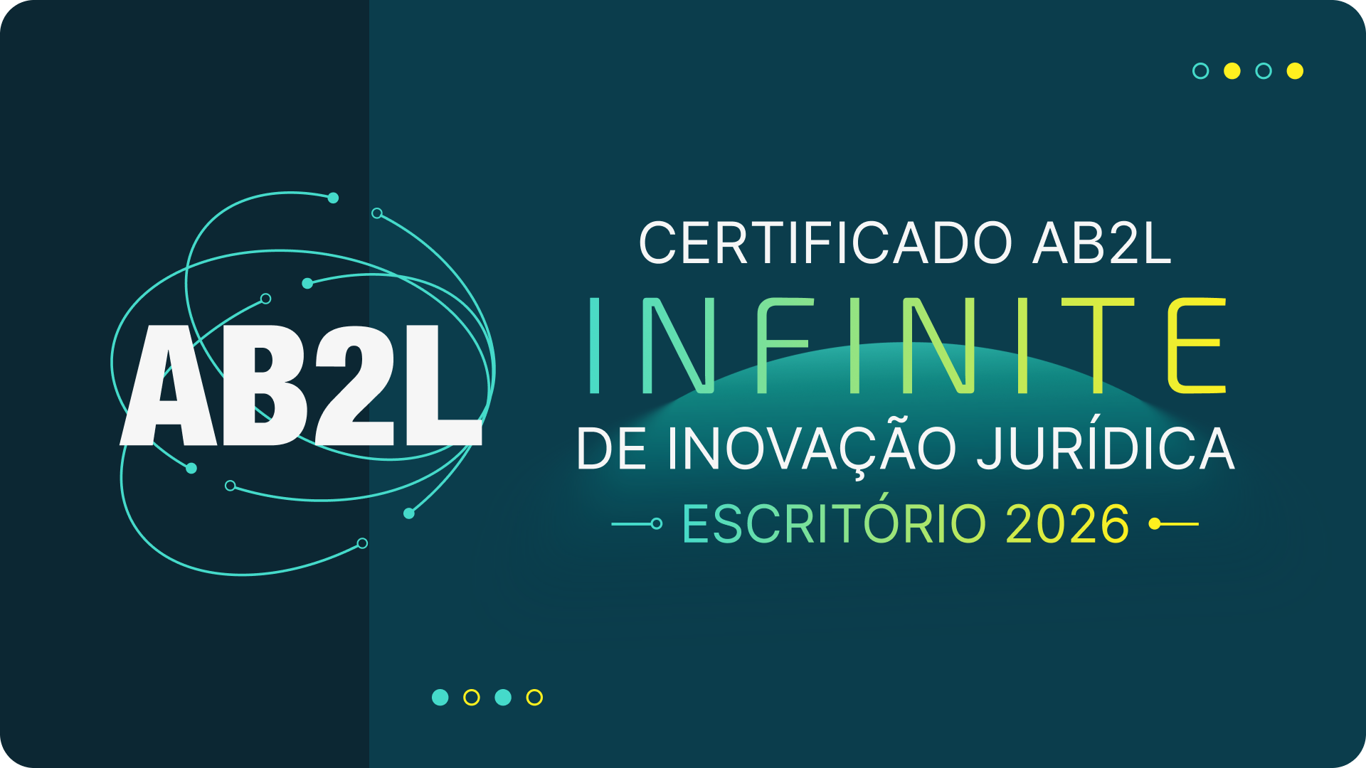 Certificado AB2L Infinite de Inovação Jurídica, Escritório 2026